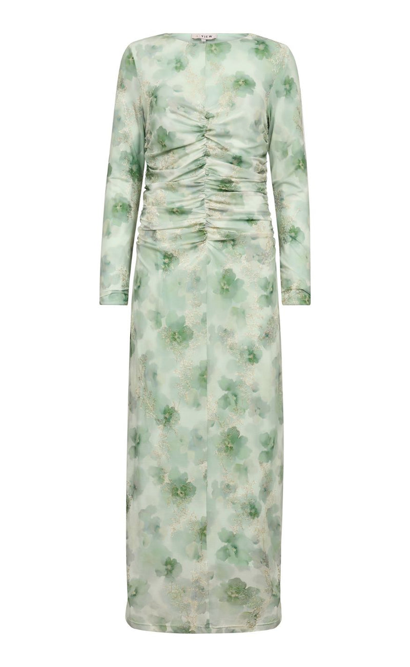A-View Kjole - Selmina - Dusty Green