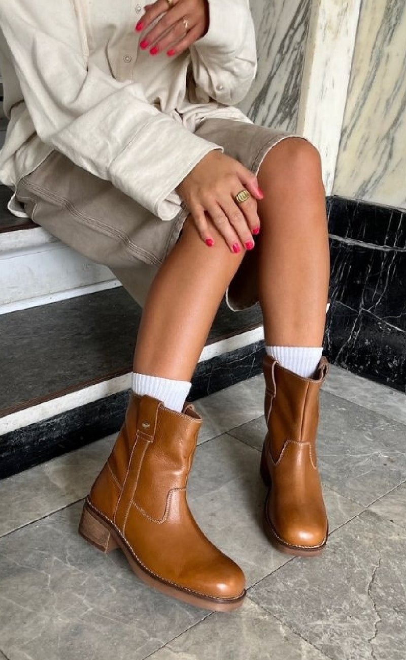 Copenhagen Shoes Støvler - Say More - Tan