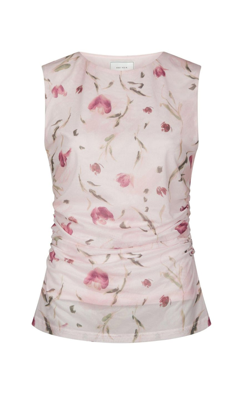 Neo Noir Top - Liblana Artist Mesh - Light Pink