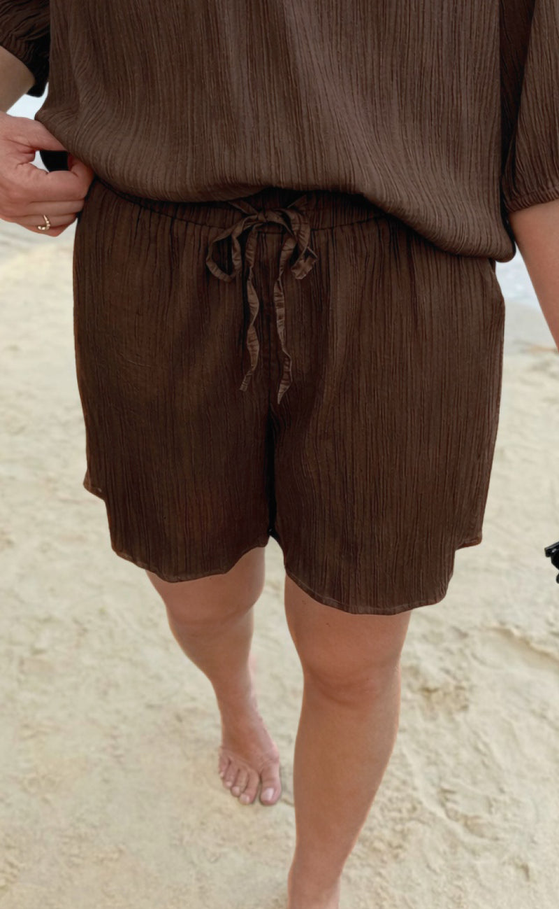 Say INA Copenhagen Shorts - Ida - Dark Brown