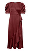 A-View Kjole - Sinda - Deep Burgundy