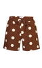 Liberté Shorts - Alma - Brown Creme Dot