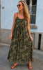 Black Colour Kjole - Minna Strap - Camouflage