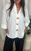 Continue Skjorte - Augusta Big Buttons - White
