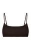 Neo Noir Bikini Overdel - Skin Sand Crepe - Dark Brown