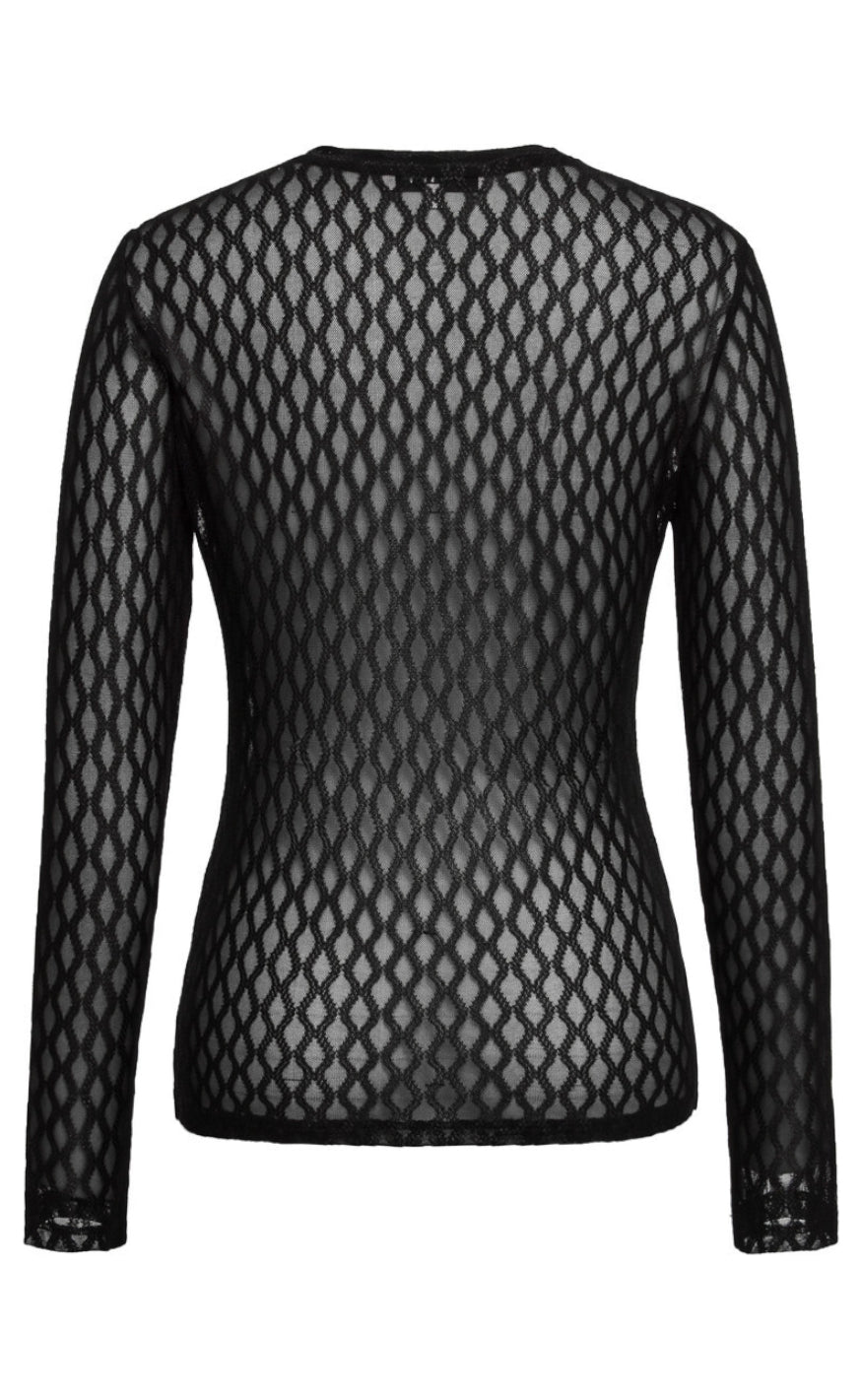 A-View Bluse - Evalla - Black