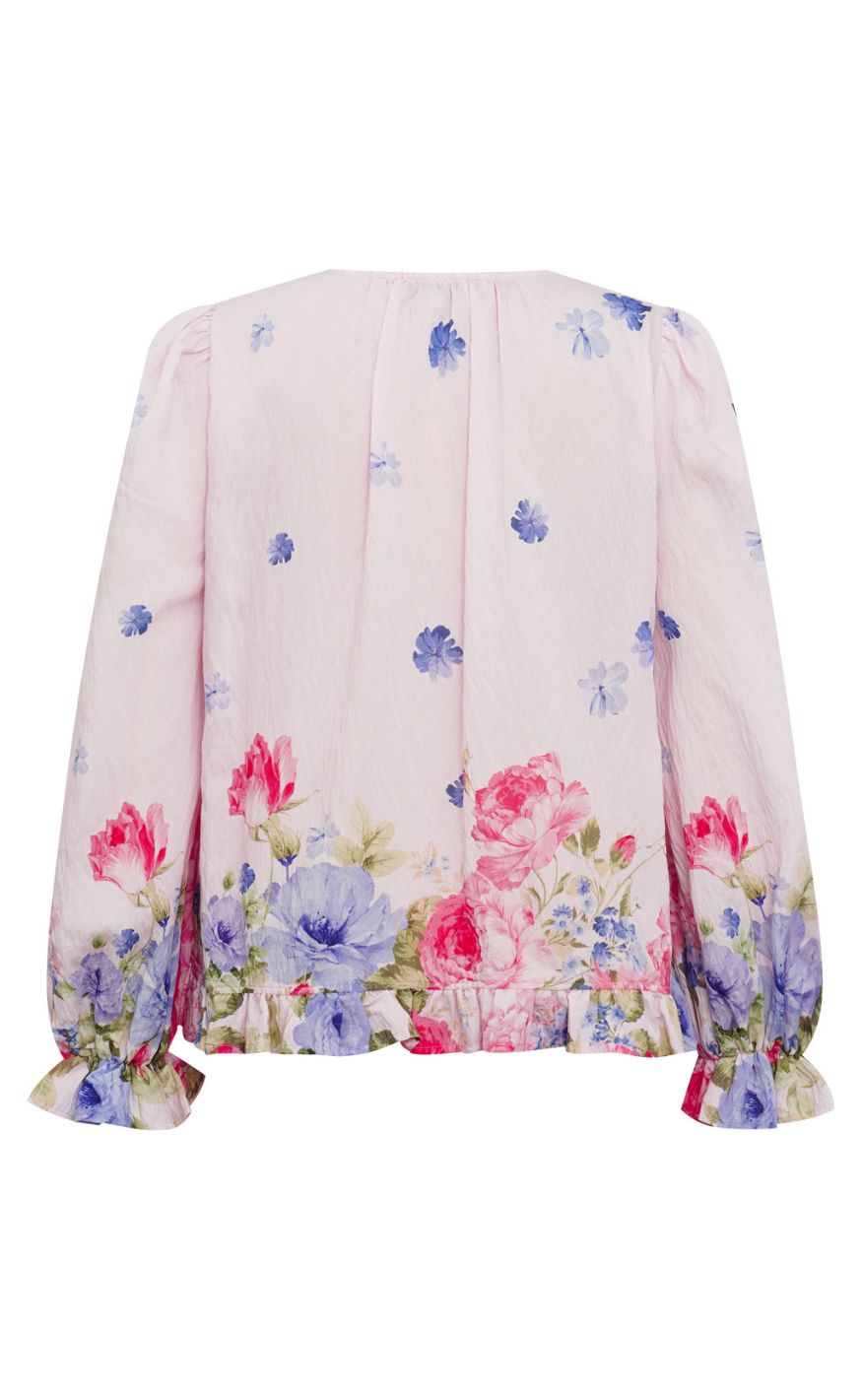 A-View Bluse - Fleur - Rose/Pink