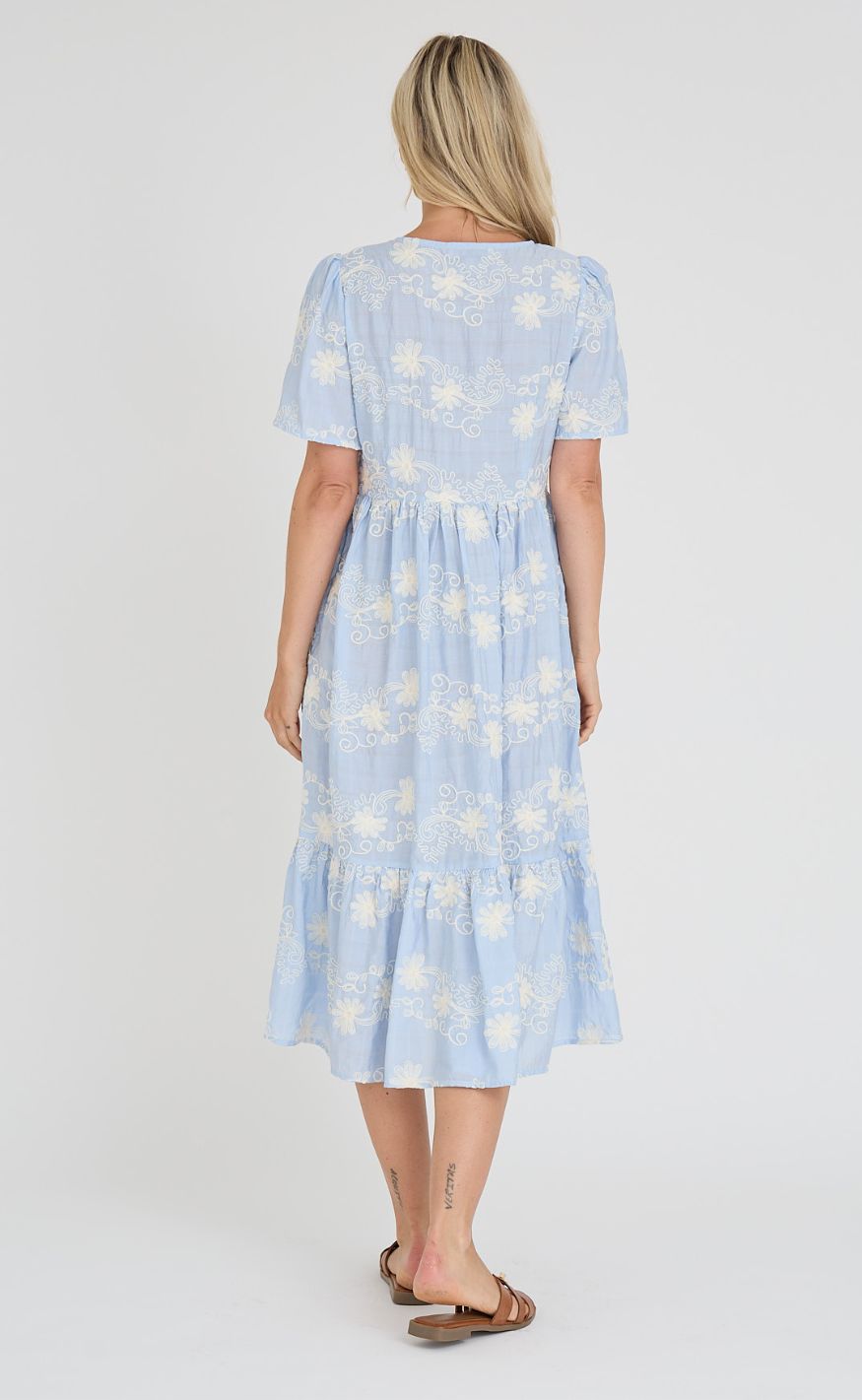 A-View Kjole - Daffodil - Light Blue