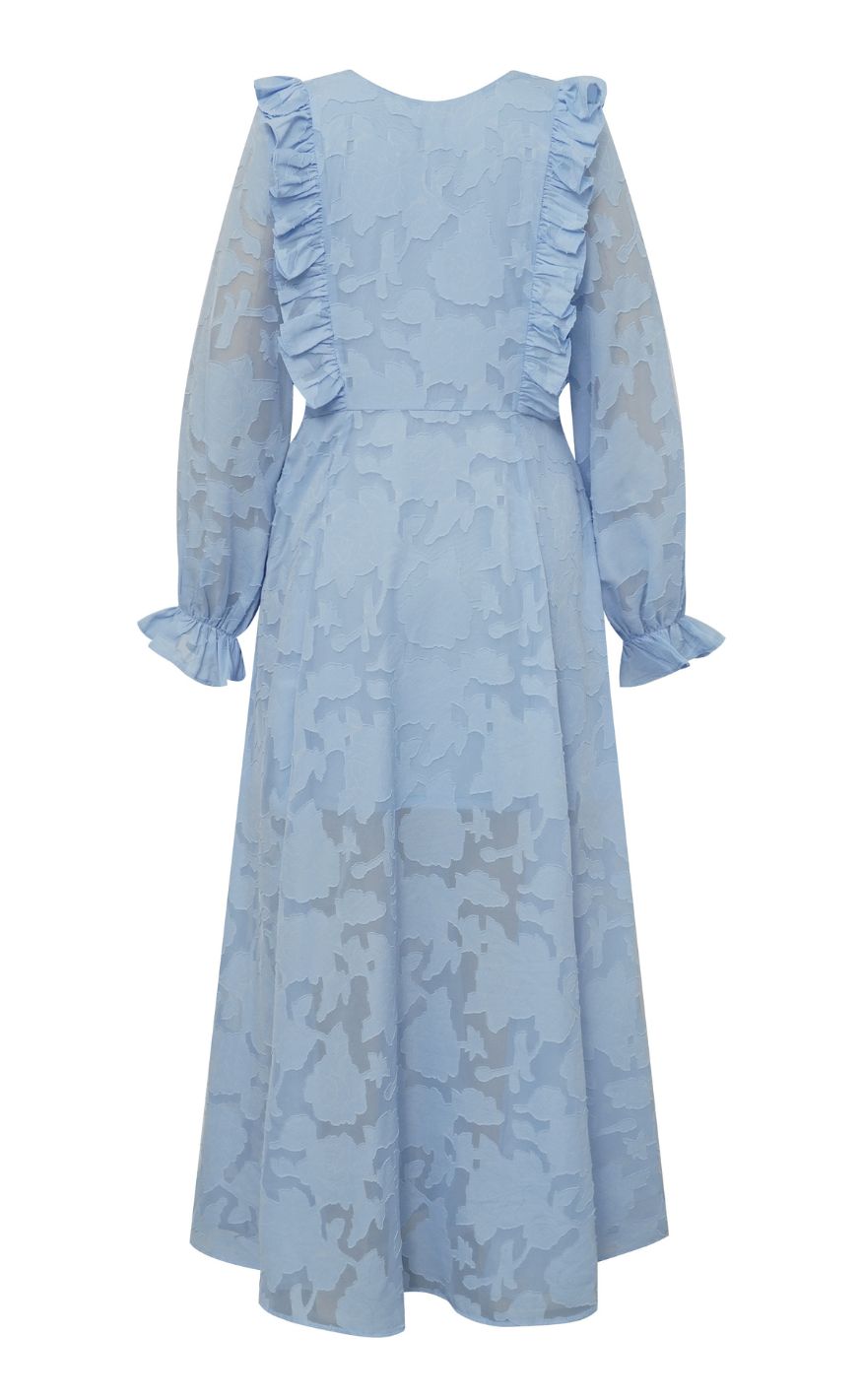 A-View Kjole - Floretta Maxi - Light Blue