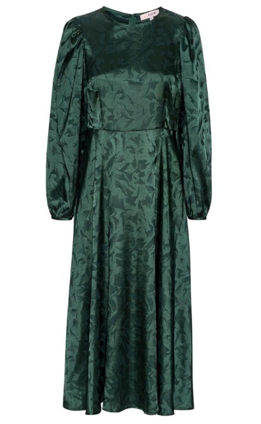 A-View Kjole - Gina - Dark Green