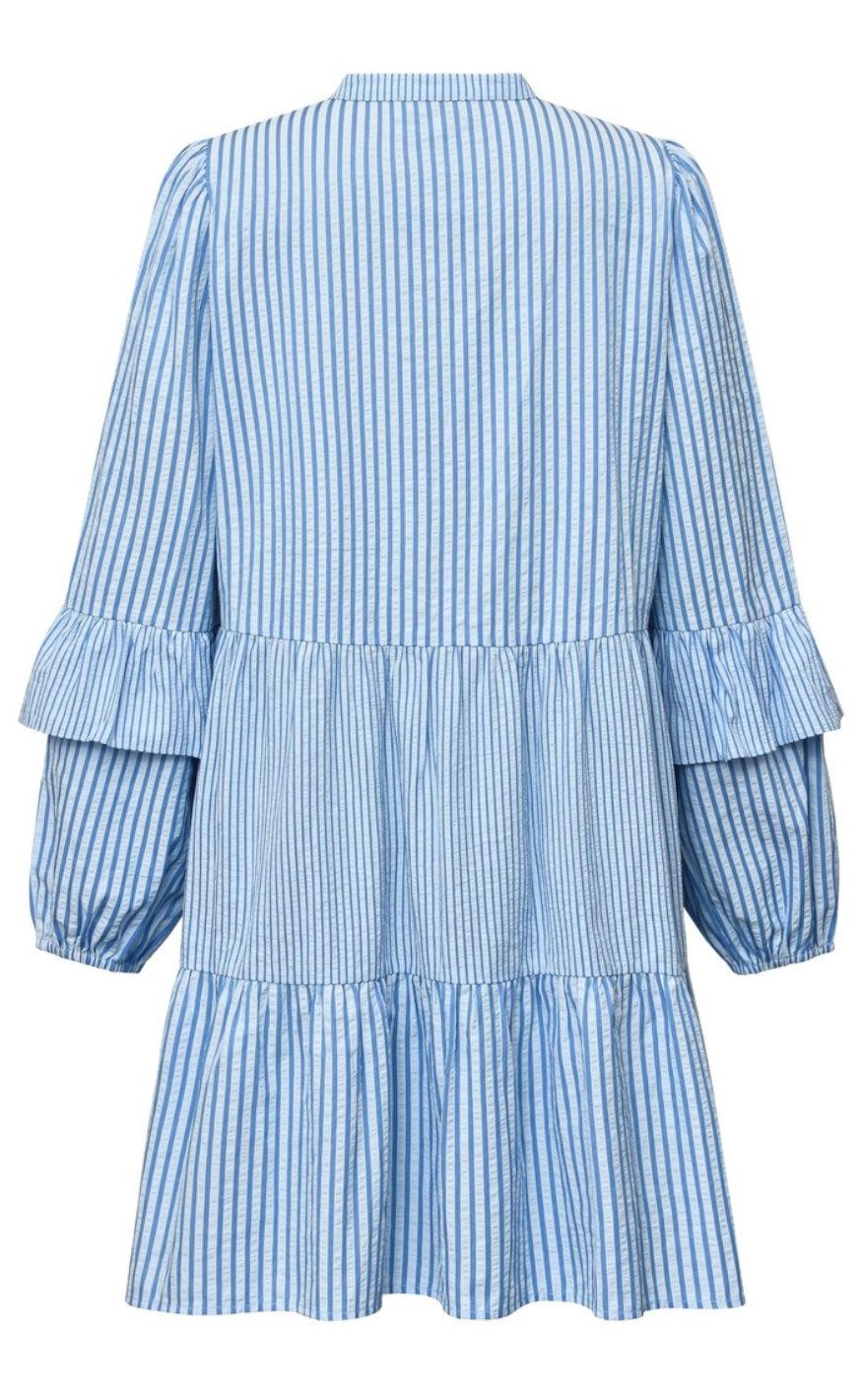 A-View Kjole - Karin - Blue/White Stripe