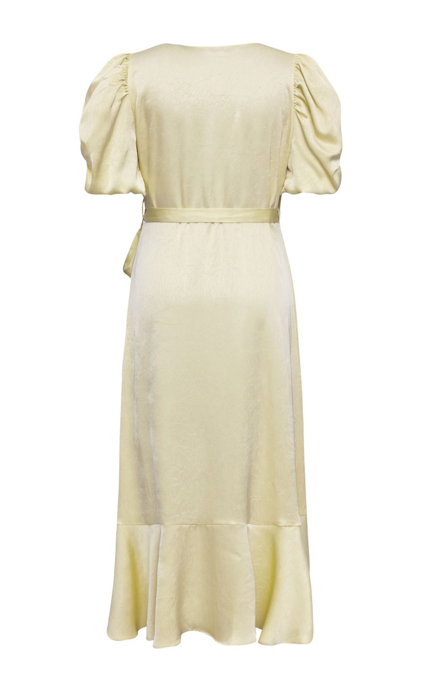 A-View Kjole - Sinda - Pale Yellow