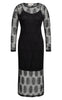 A-View Kjole - Sky - Black