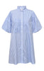 A-View Kjole - Tiffany Stripe - Light Blue
