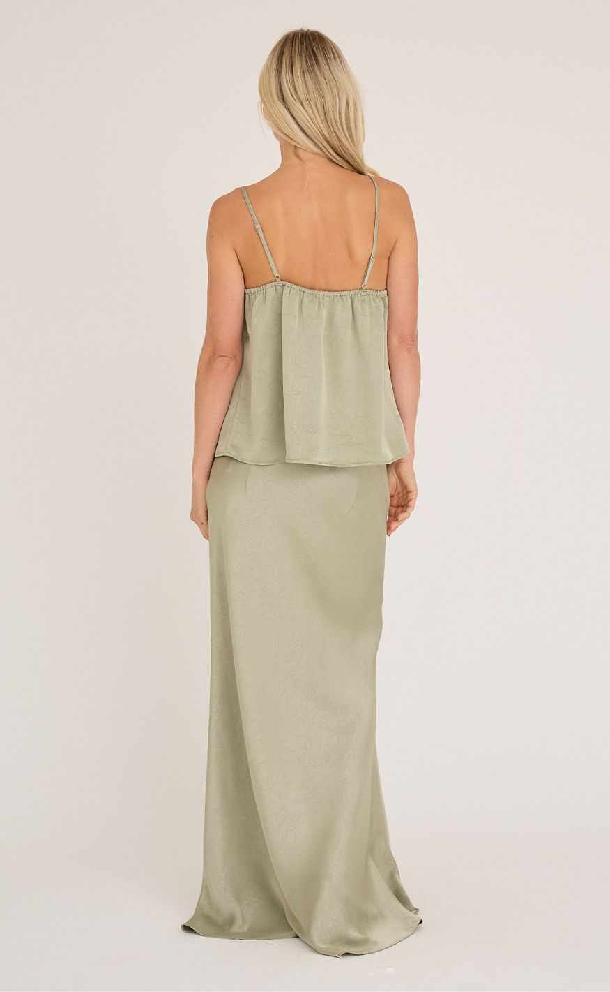 A-View Nederdel - Emily - Dusty Green