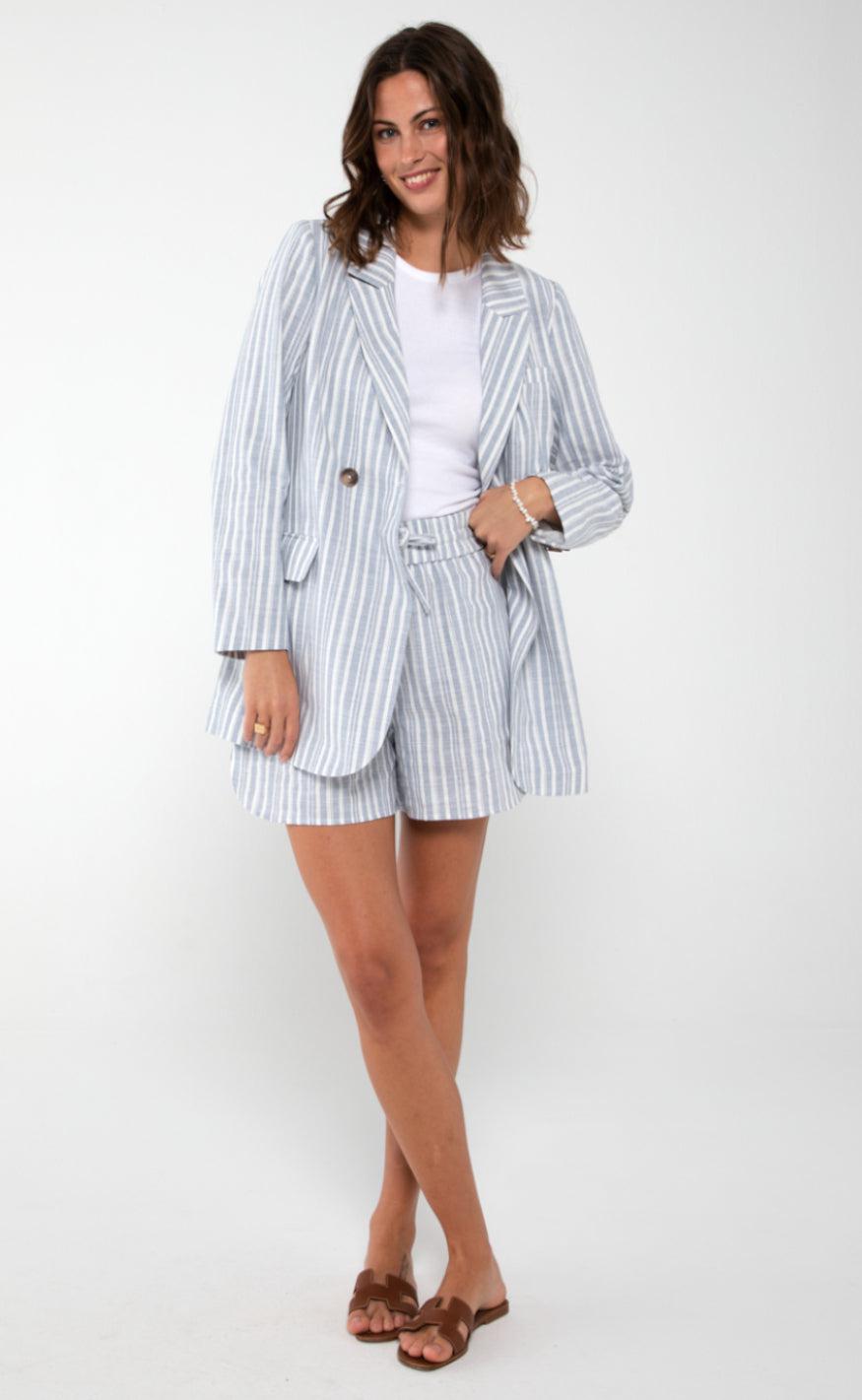A-view Shorts - Annali - Blue/White