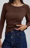 BALL Original Bluse - Tobelli - Coffee Bean