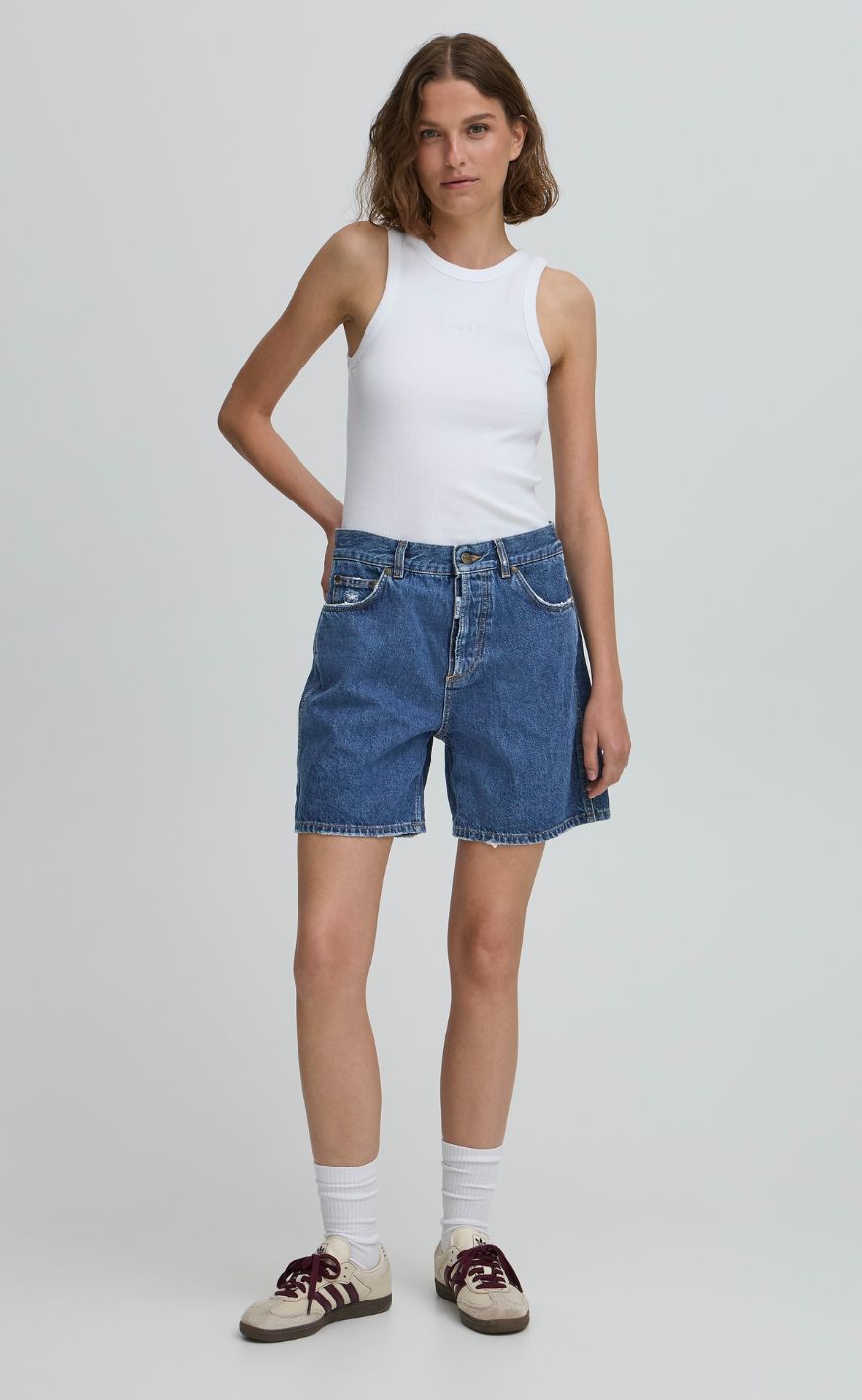 BALL Original Shorts - Serre - Medium Blue Wash