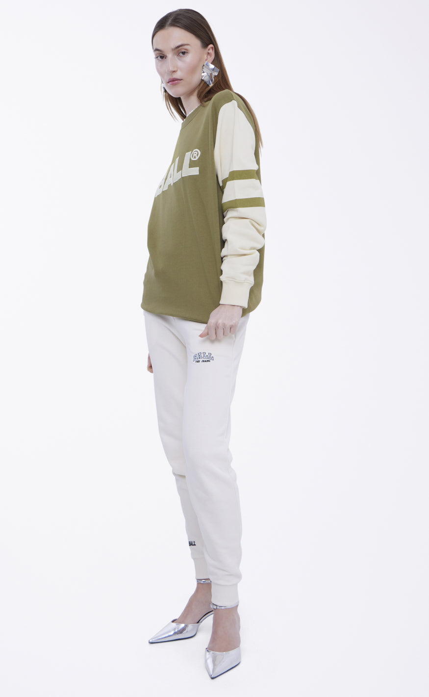BALL Original Sweatshirt - Brown - Green Olive
