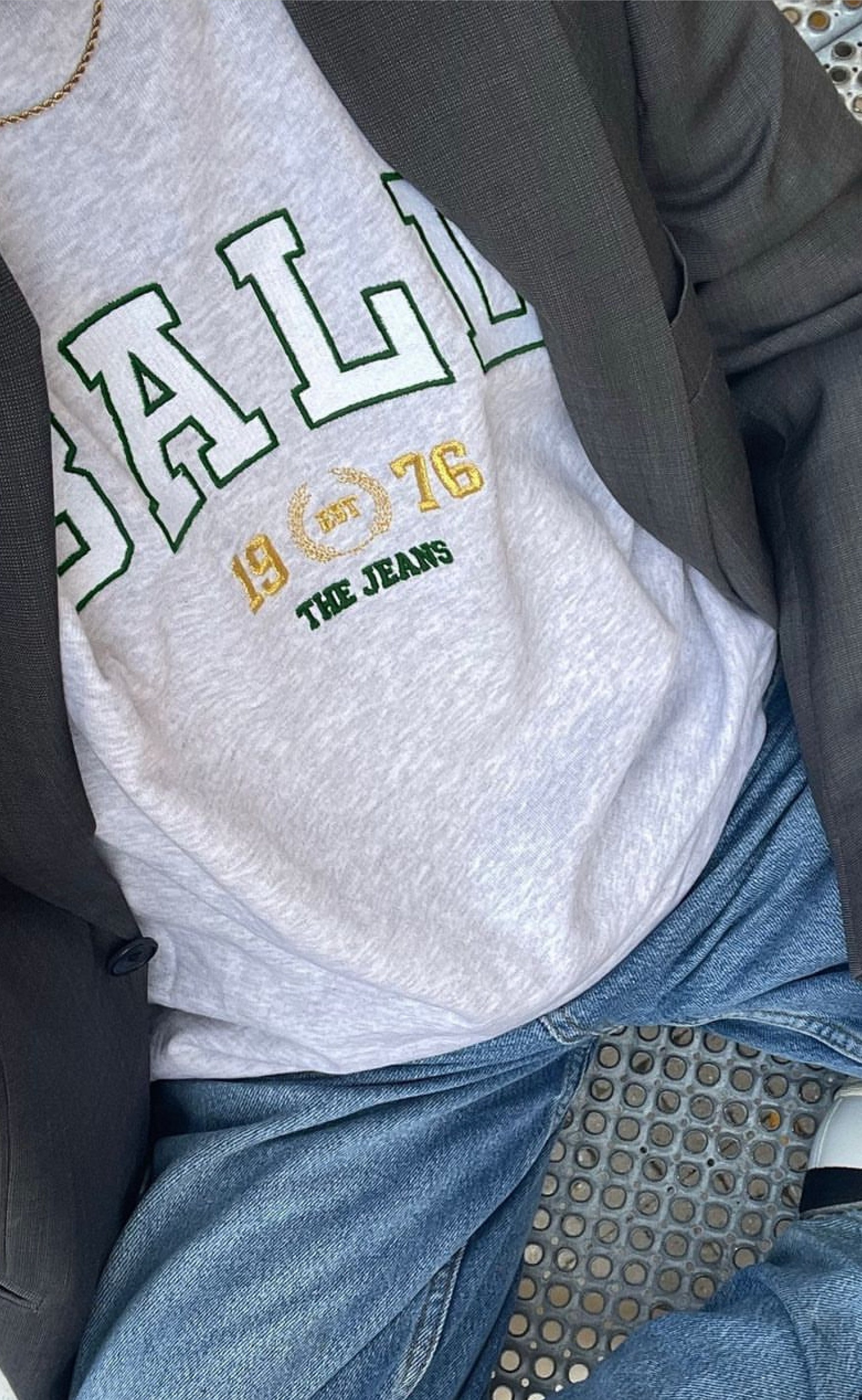 BALL Original Sweatshirt - L. Taylor - White Melange