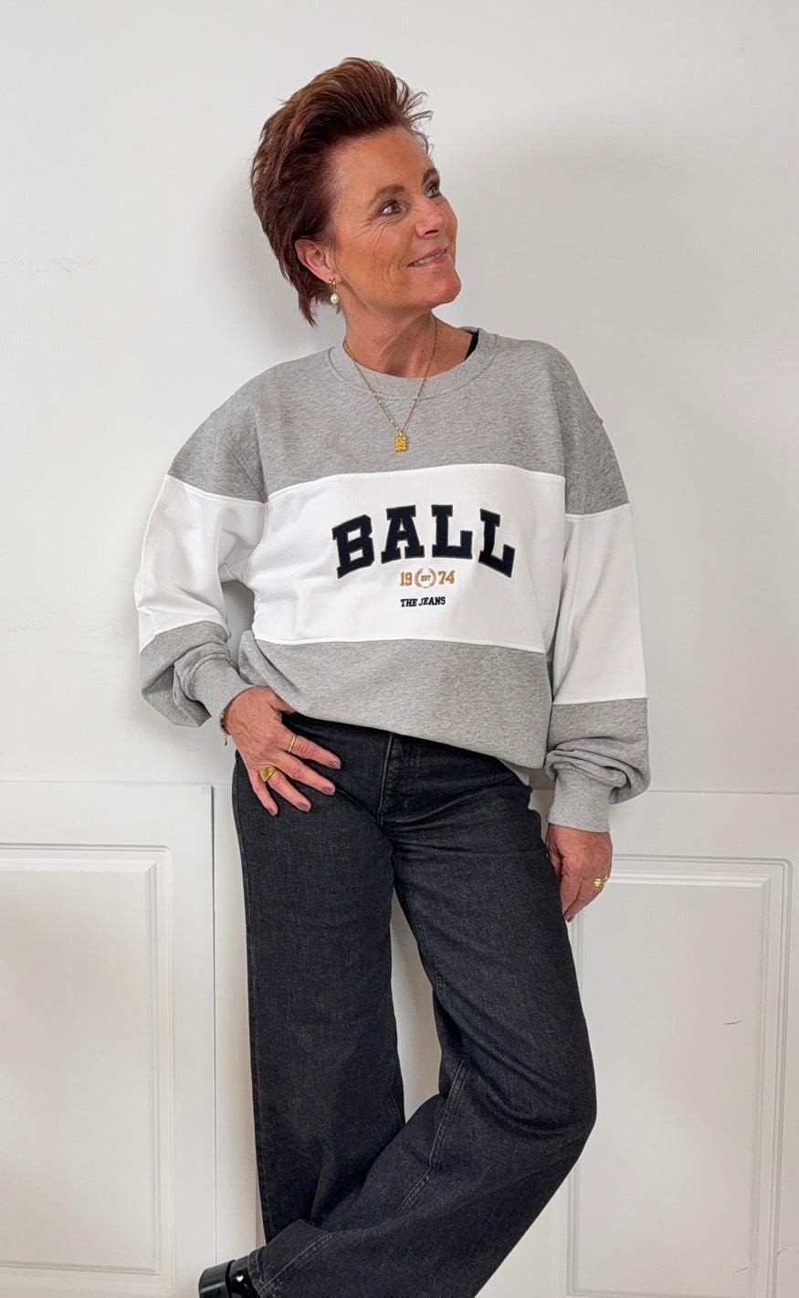 BALL Original Sweatshirt - Montana - Medium Grey Melange