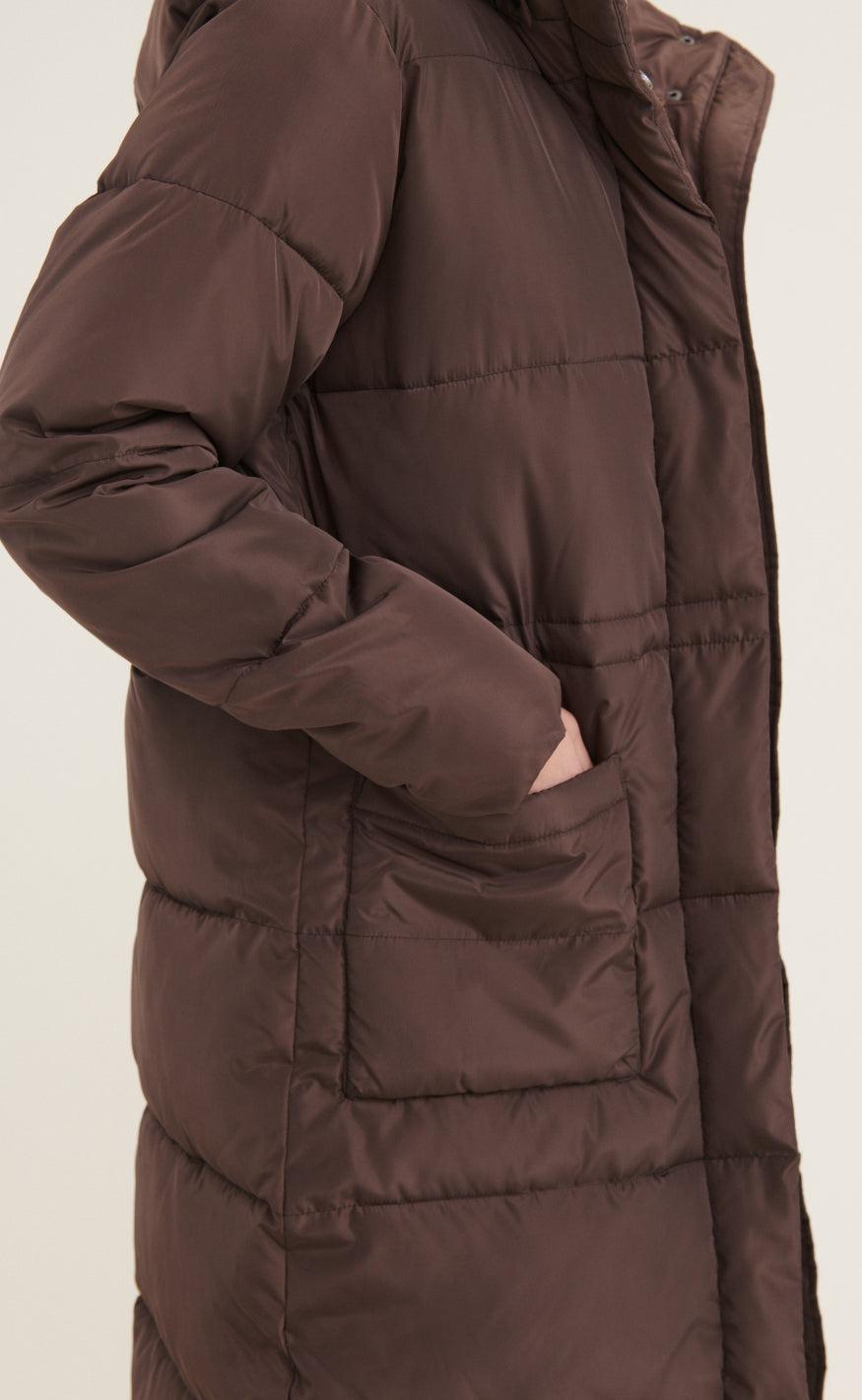 Basic Apparel Jakke - Dagmar - Chocolate