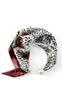 Tim & Simonsen Tørklæde - Chloe w. Magnetic Pearl - Leopard Cayenne