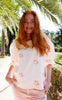 Black Colour Bluse - Falula - Soft Rose