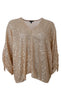 Black Colour Bluse - Glam - Gold