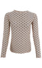 Black Colour Bluse - Jennie - Beige