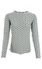 Black Colour Bluse - Jennie - Pastel Green