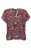 Black Colour Bluse - Luna Andra - Royal Berry Mix
