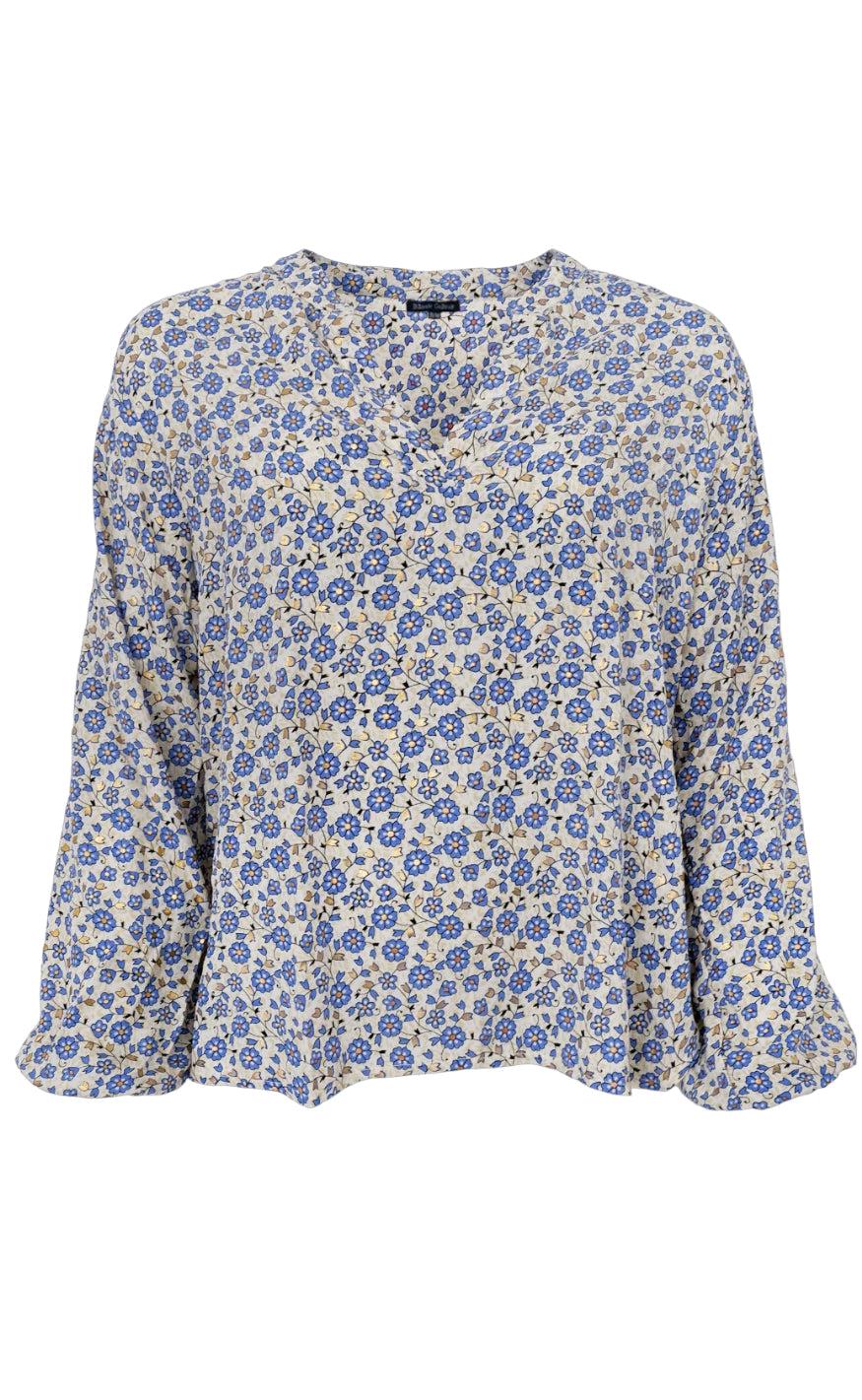 Black Colour Bluse - Luna - Blue Daisy