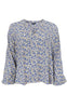 Black Colour Bluse - Luna - Blue Daisy