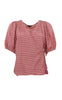Black Colour Bluse - Luna Puff - Indie Berry