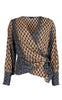 Black Colour Bluse - Luna - Semistone Grey