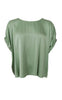 Black Colour Bluse - Mabel - Sage Green
