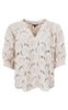 Black Colour Bluse - Nelly Flower - Champange