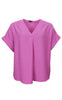 Black Colour Bluse - Samos - Pink