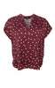 Black Colour Bluse - Valery SS - Plum
