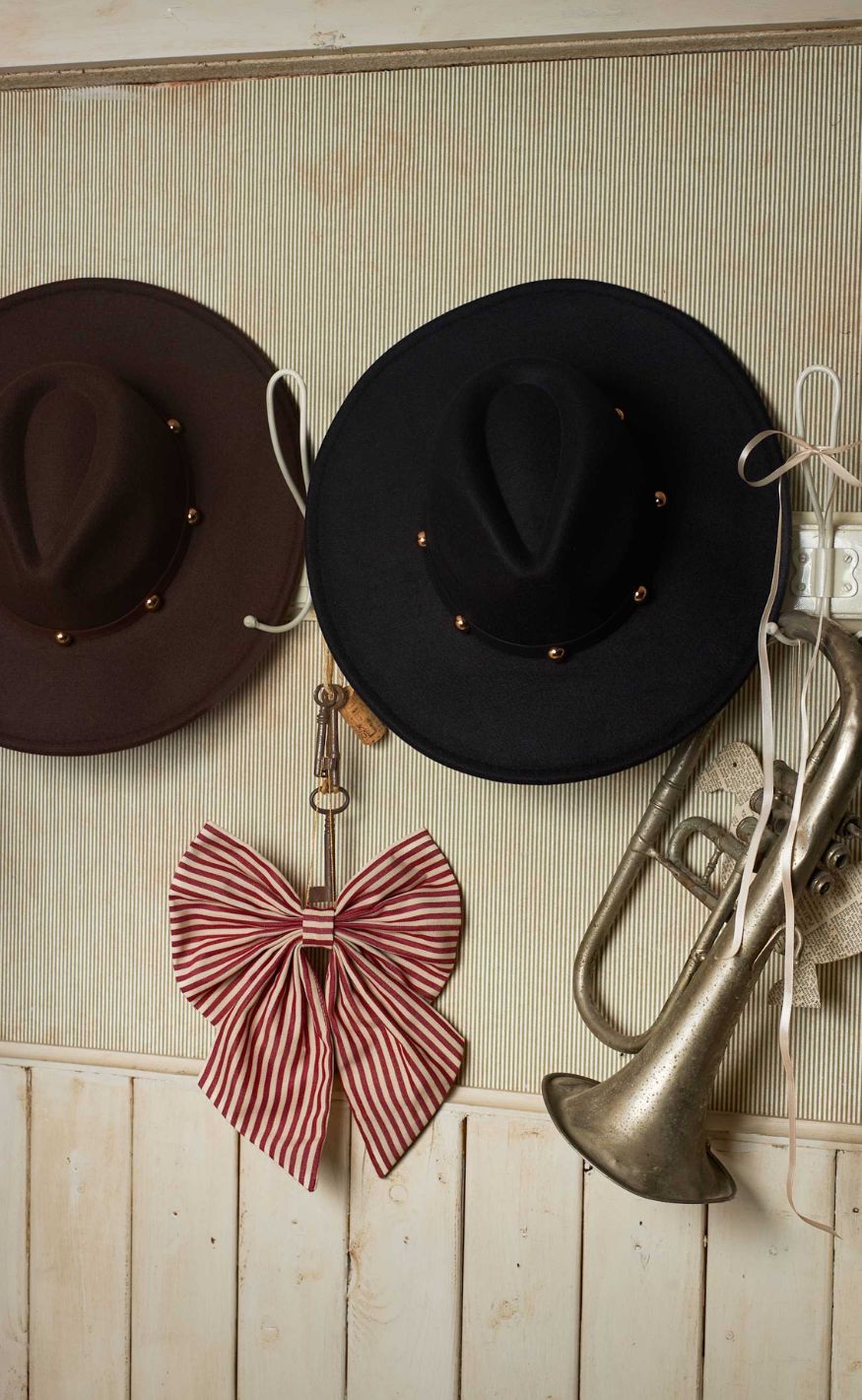Black Colour Hat - Caroline - Black