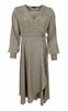 Black Colour Kjole - Luna Wrap - Olive Mist