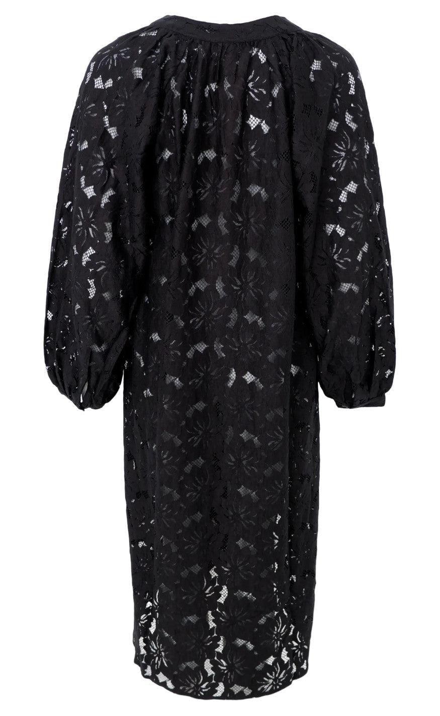 Black Colour Kjole - Nelly Flower - Black