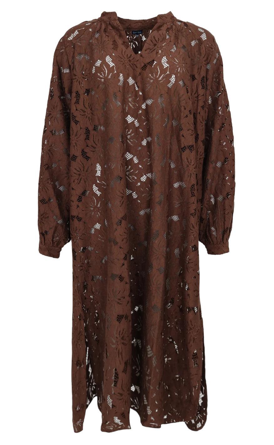 Black Colour Kjole - Nelly Flower - Coffee