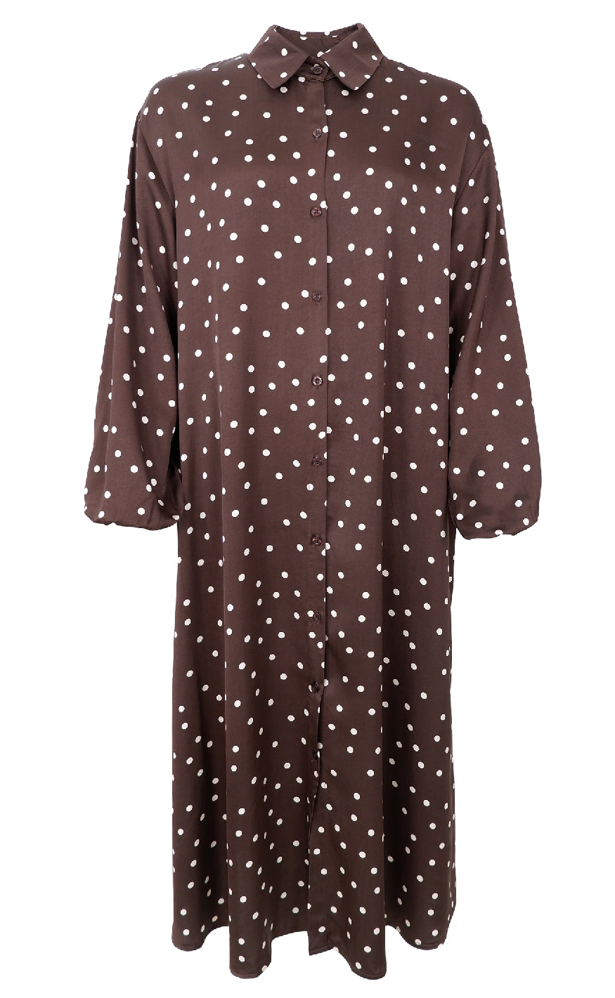 Black Colour Kjole - Valery - Coffee