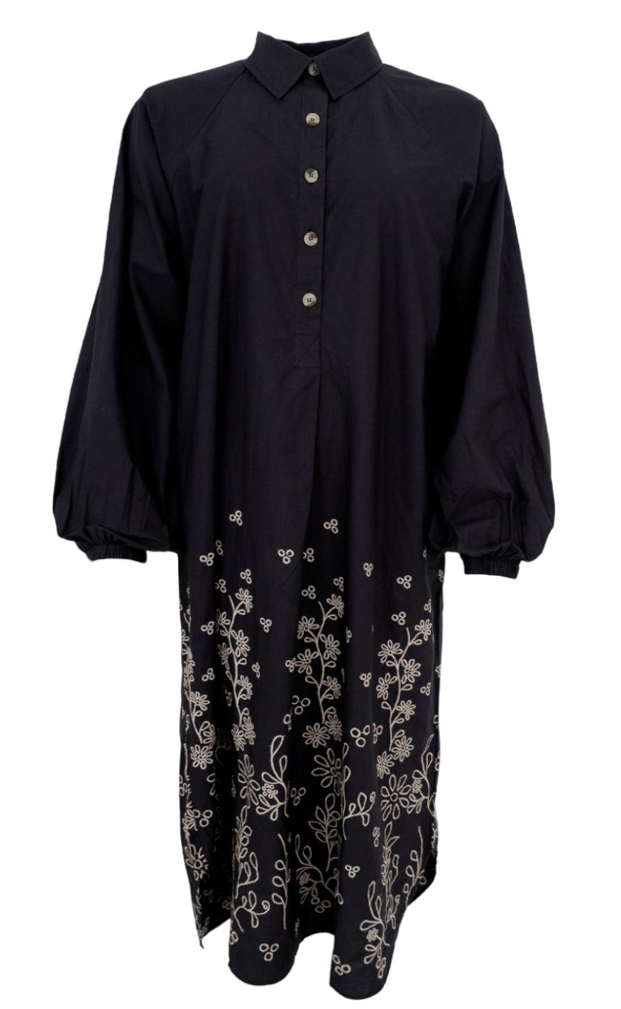 Black Colour Kjole - Verity - Black