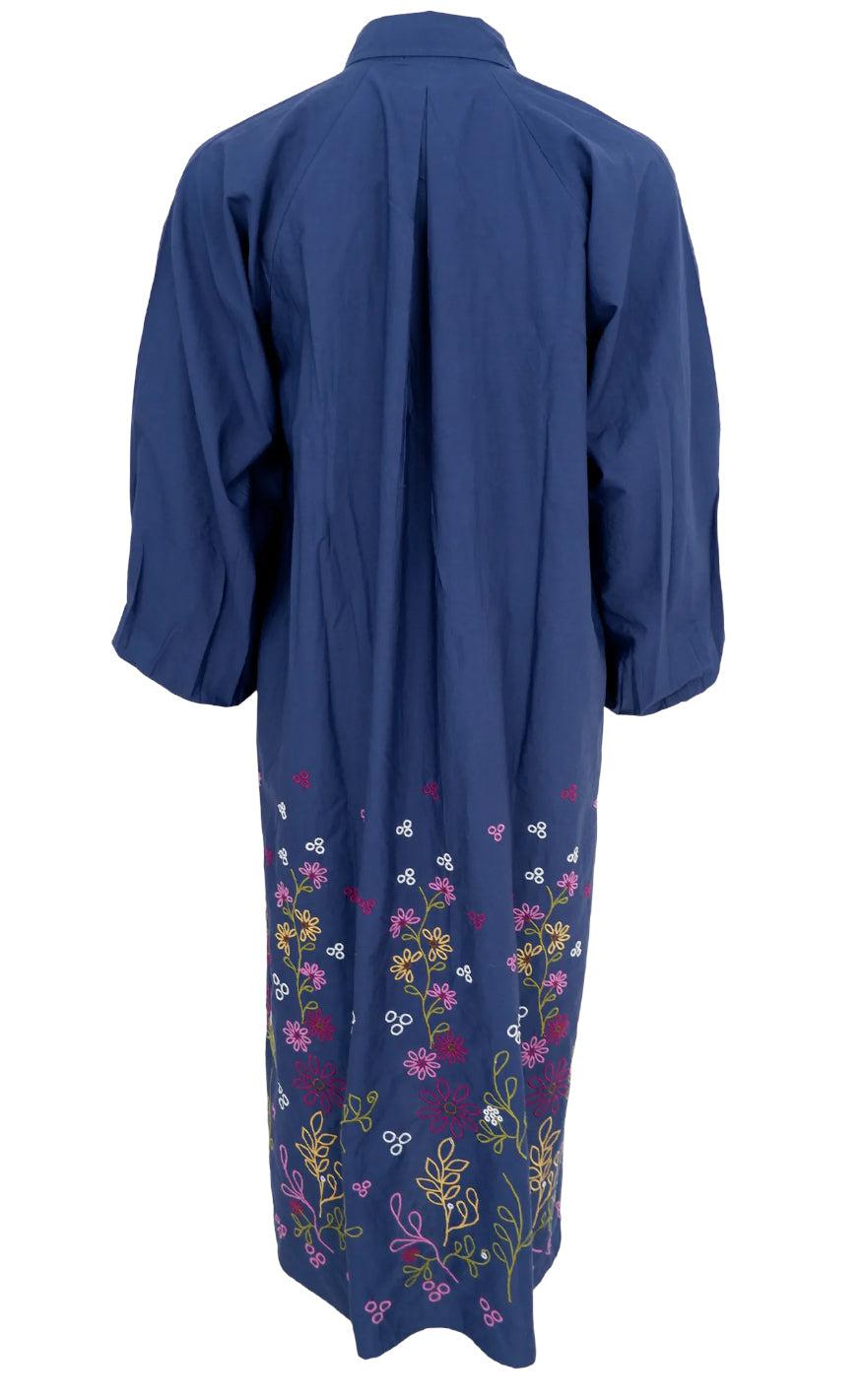 Black Colour Kjole - Verity - Blue
