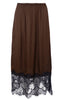 Black Colour Nederdel - Isabella - Coffee