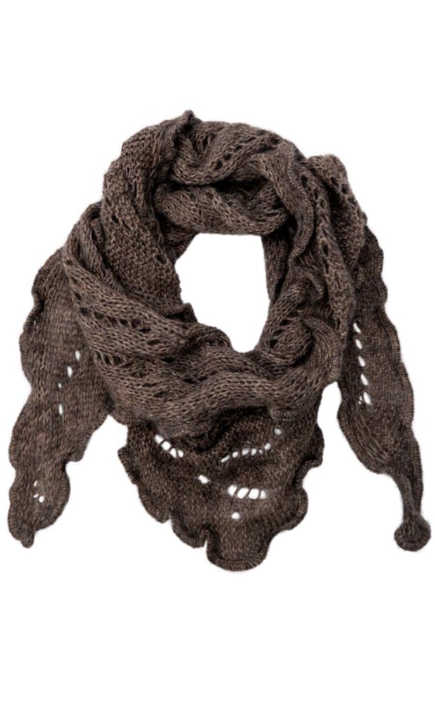 Black Colour Scarf - Siri Mini - Ash