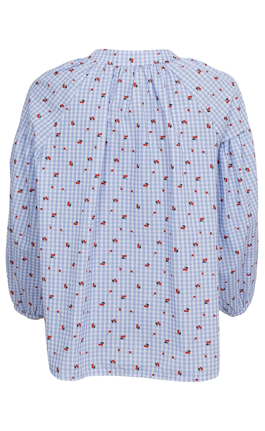 Black Colour Skjorte - Witty - Blue Cherry